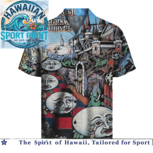 Strange Universe Castle Fantasy Tropical Summer Hawaiian Shirt