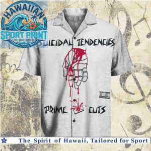 Suicidal Tendencies Prime Cuts Thrash Metal Band Hawaiian Shirt