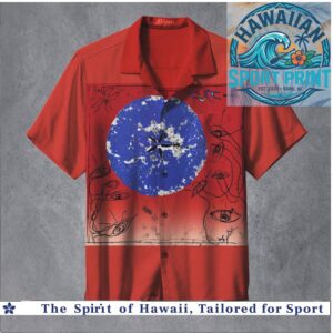 The Cure Wish Album Art Surreal Gothic Rock Hawaiian Shirt