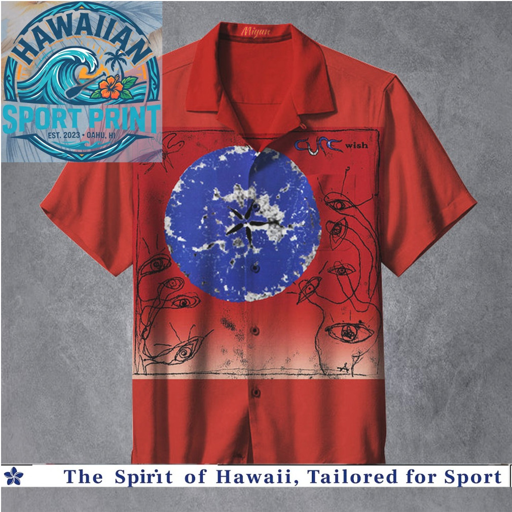 The Cure Wish Album Art Surreal Gothic Rock Hawaiian Shirt The Cure Wish Album Art Surreal Gothic Rock Hawaiian Shirt