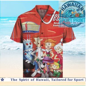 The Jetsons Retro Cartoon Space Family Hawaiian Shirt