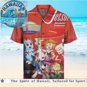 The Jetsons Retro Cartoon Space Family Hawaiian Shirt