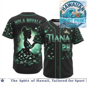 Tiana Princess Princess and the Frog Nola Royale Baseball Jersey