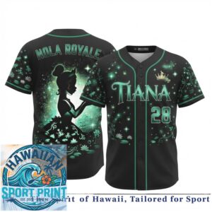 Tiana Princess Princess and the Frog Nola Royale Baseball Jersey