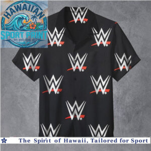 WWE Wrestling Logo Heavyweight Championship Pro Wrestling Hawaiian Shirt