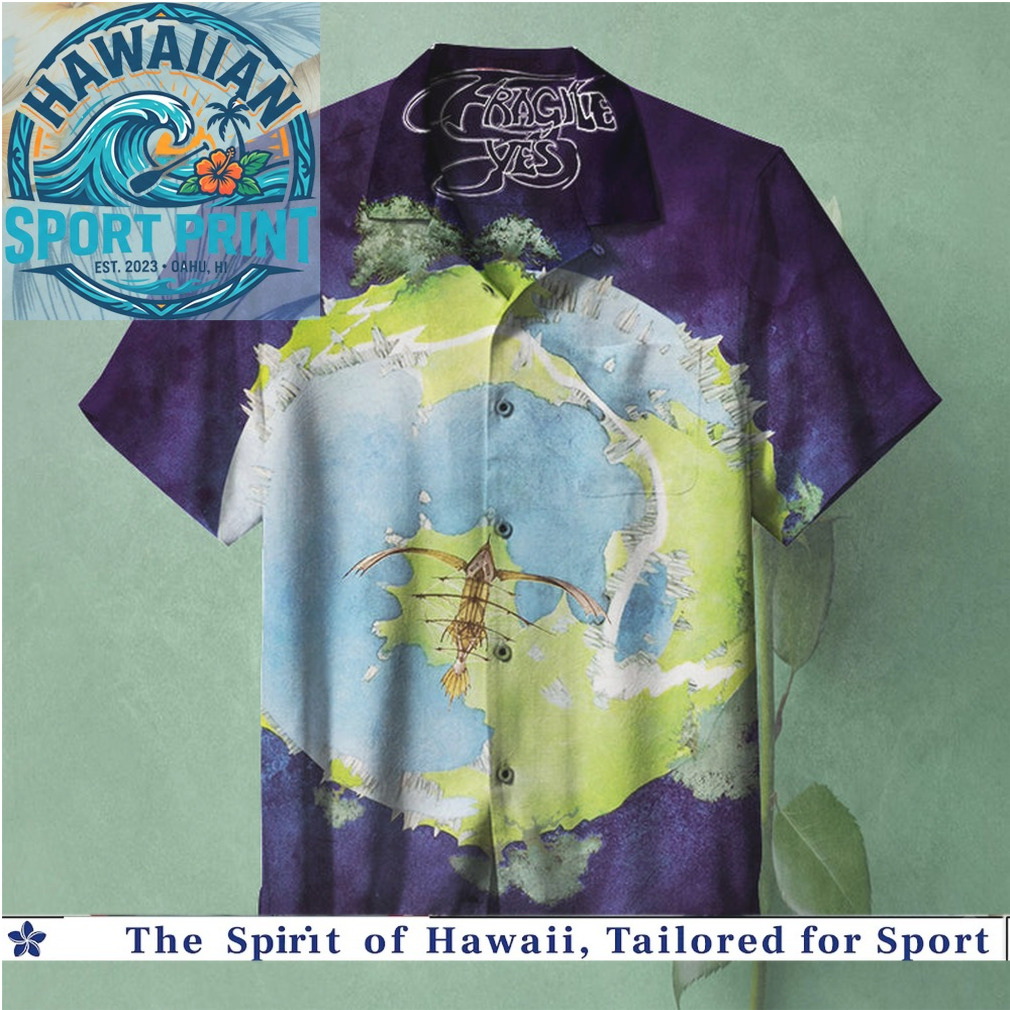 Yes Fragile Album Art Progressive Rock Band Hawaiian Shirt Yes Fragile Album Art Progressive Rock Band Hawaiian Shirt