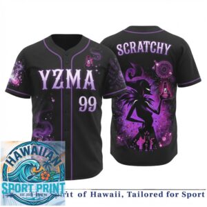 Yzma Scratchy Emperor Potion Evil Villain Magic Jersey