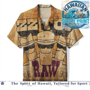 ZZ Top Raw Texas Blues Rock Band Album Art Hawaiian Shirt